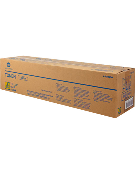 Toner KONICA original Jaune A3VU250 TN711Y - 31500 pages 