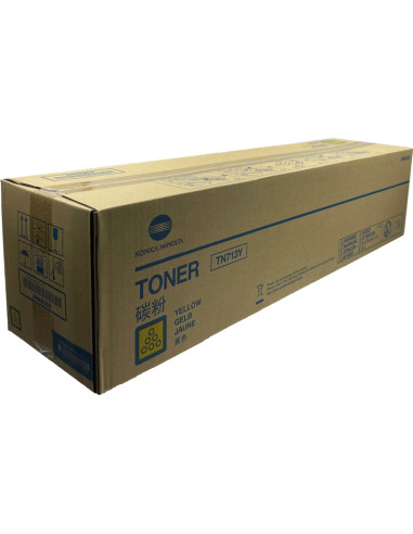 Toner KONICA original A9K8250 Jaune TN-713Y - 33200 Pages 