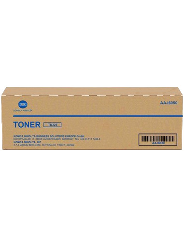 Toner original Konica Minolta AAJ6050 TN326K Noir - 30000  