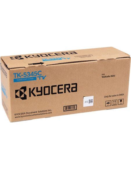 Toner KYOCERA original TK-5345C Cyan - 9000  1T02ZLCNL0 