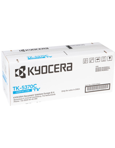 Toner original KYOCERA TK-5370C Cyan - 5000 pages pour votre imprimante 