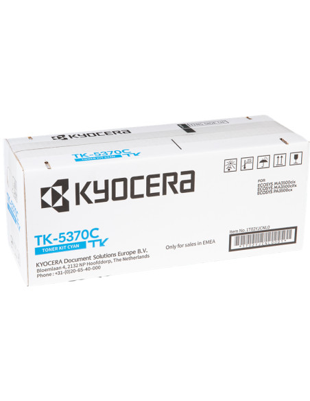 Toner original KYOCERA TK-5370C Cyan - 5000 pages pour votre imprimante 