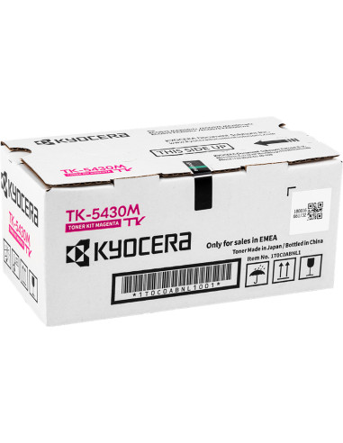 Toner KYOCERA original Magenta TK-5430M - 1250 pages - Référence 1T0C0ABNL1 