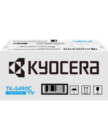 Toner Kyocera original TK-5490C Cyan - 2400  pour imprimantes 