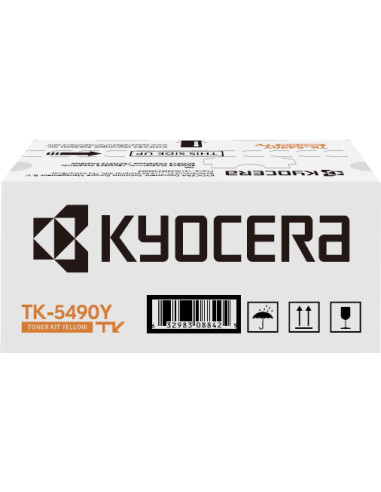 Toner KYOCERA original Jaune TK-5490Y 1T0C22ANL1 - 2400 pages 