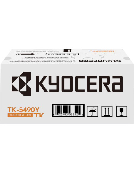 Toner KYOCERA original Jaune TK-5490Y 1T0C22ANL1 - 2400 pages 
