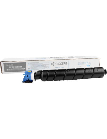 Toner KYOCERA original TK-8545C Cyan - 20000 pages pour impression optimale 