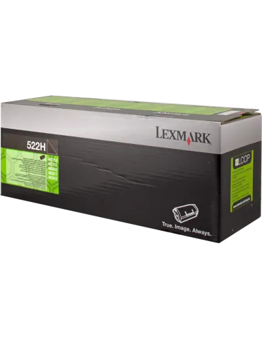 Toner original LEXMARK 522H Noir - 25000 pages 52D2H00 