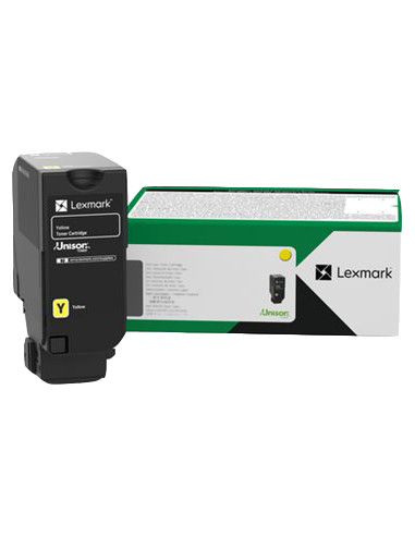 Toner LEXMARK original Jaune 71C2HY0 CS/CX730 - 10500 Pages 