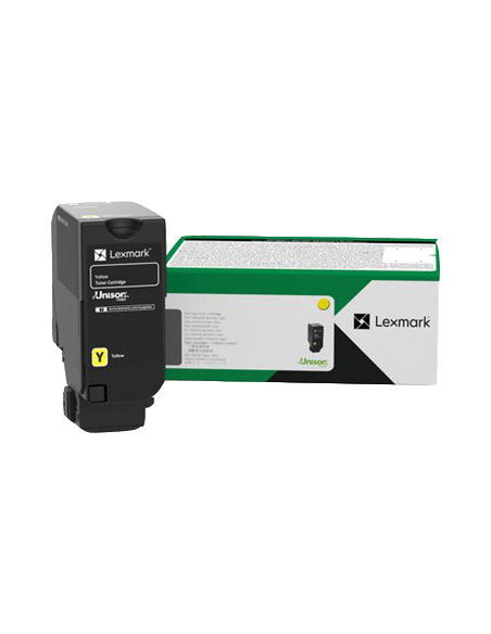 Toner LEXMARK original Jaune 71C2HY0 CS/CX730 - 10500 Pages 