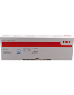 original OKI Toner Cyan 44844507 pour C831/841 - 10 000 pages 