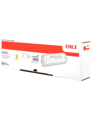 Toner OKI original Jaune 45862837 MC853/873/833 - 7300 Pages 
