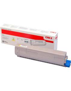 Toner OKI original Jaune 46471113 C813 - 5000 pages pour impressions de qualité 