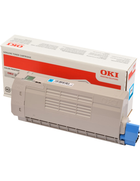 Toner OKI original Cyan 46507615 C712 jusqu'à 11500 pages 