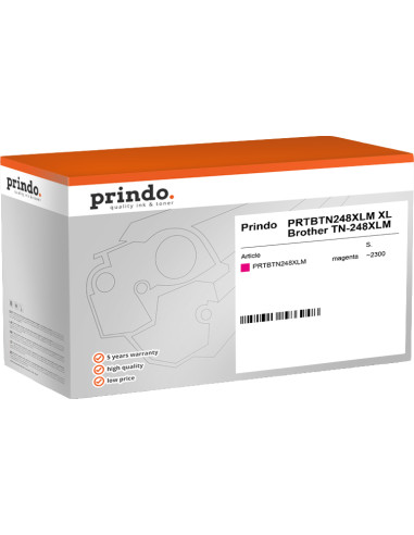 Toner BROTHER Compatible TN248XLM Magenta 2300 pages Prindo Classic 