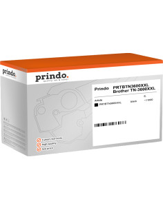 Toner BROTHER Compatible TN3600XXL Noir 11000 pages Prindo Classic XXL 