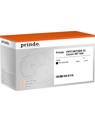 Toner CANON 067HBK Compatible XL Noir Prindo Classic 3130 