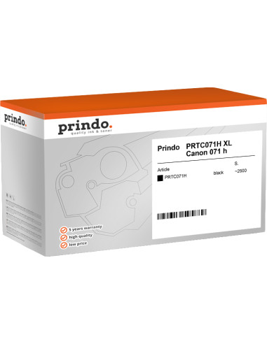 Toner CANON Compatible 071H Noir - 2500 Pages Prindo Classic 