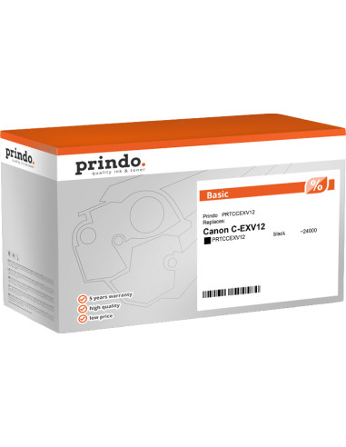 Toner CANON Compatible CEXV12 Noir Prindo Basic 24000 pages 