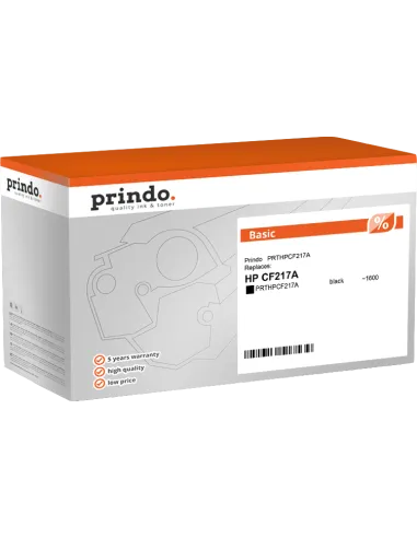 Toner HP Compatible CF217A 1600 pages Noir Prindo Basic 17A 