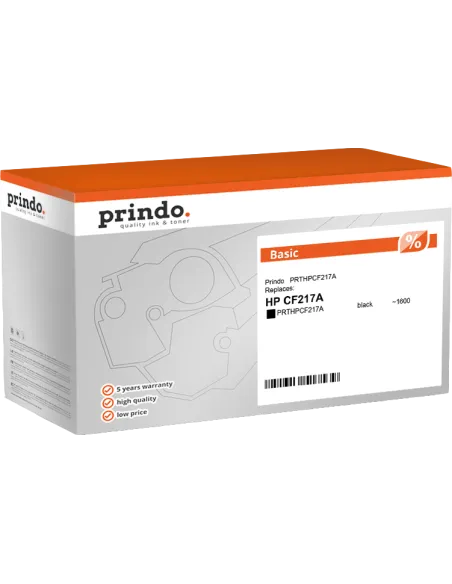 Toner HP Compatible CF217A 1600 pages Noir Prindo Basic 17A 