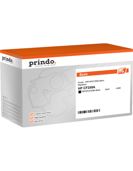 Toner HP 59A Compatible CF259A Noir 3000 Pages Prindo Basic 