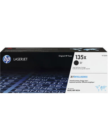 Toner HP 135X Compatible W1350X Noir 2400 Pages Prindo Basic XL 