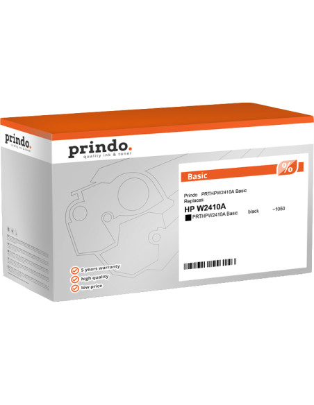 Toner HP Compatible W2410A 1050 Noir pour HP 216A Prindo Basic 