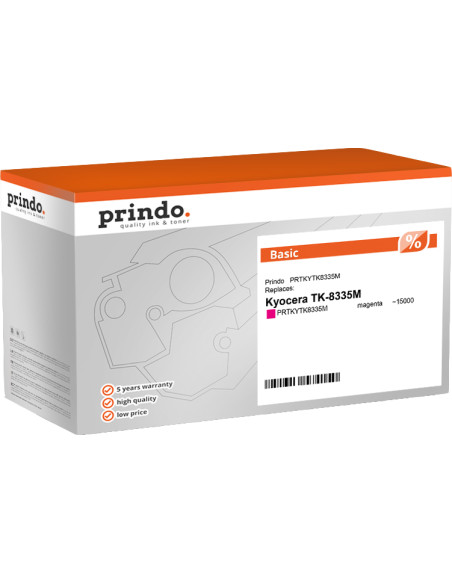 Toner Kyocera MAGENTA Compatible Prindo Basic TK-8335M 15000 Pages 