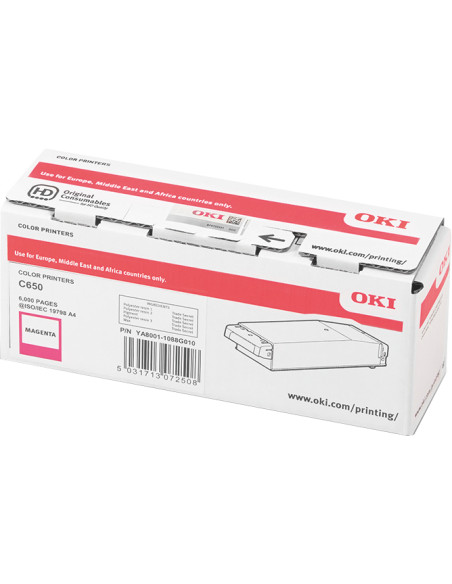 Toner OKI Compatible 6000 Magenta - Prindo Classic 09006128 