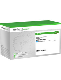 Toner OKI 45862839 Compatible Prindo Green Cyan pour 7300 