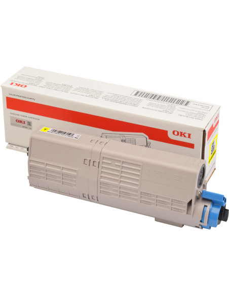 Toner OKI Compatible Jaune 6000 pages pour 46490605 Prindo Basic L 