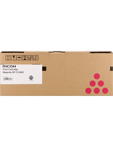 Toner original Ricoh Magenta 407636/406481 SP C310M - 6000 pages haute capacité 