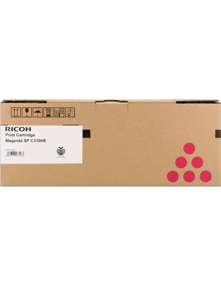 Toner original Ricoh Magenta 407636/406481 SP C310M - 6000 pages haute capacité 