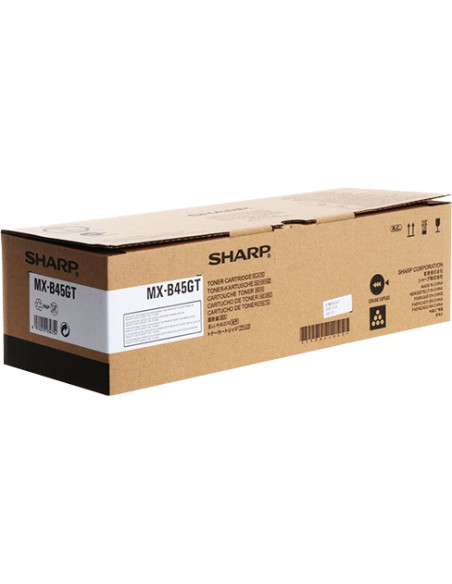 Toner original Sharp MX- B45GT Noir - 30000 Pages pour Imprimantes 