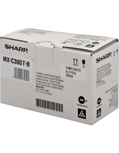 Toner SHARP original Noir MX- C30GTB - 6000  - Performances Optimales 