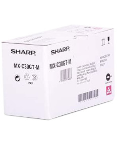 Toner SHARP original Magenta MX- C30GTM - 6000 pages en stock 