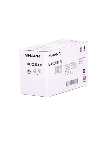 Toner SHARP original Magenta MX- C30GTM - 6000 pages en stock 