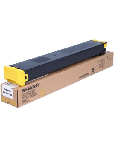 Toner SHARP original Jaune MX- C36TY - 11700 pages pour impression de qualité 