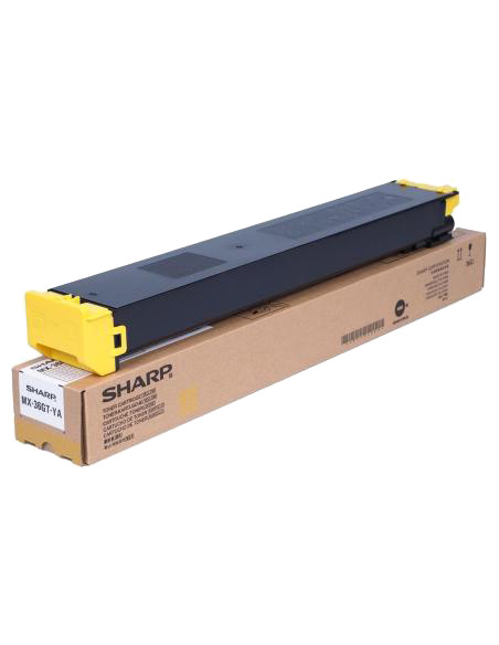 Toner SHARP original Jaune MX- C36TY - 11700 pages pour impression de qualité 