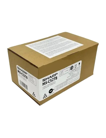 Toner original Sharp MX- C52TB noir - 25000 pages pour impression de qualité 