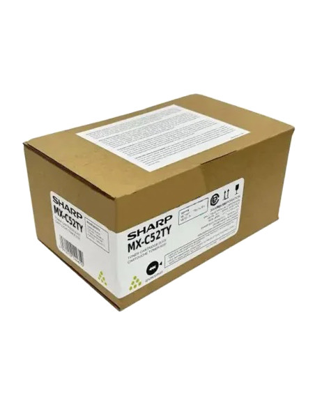 Toner SHARP original Jaune MX- C52TY - 14200 pages de qualité supérieure 