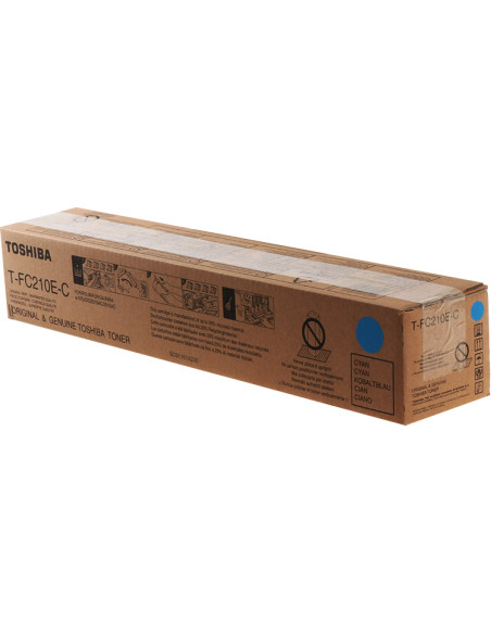 Toner TOSHIBA original T- FC210EC Cyan 33600 pages - 6AJ00000159 