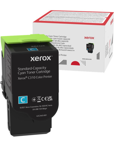 Toner XEROX original Cyan 006R04357 pour C310/315 - - 2000 pages 