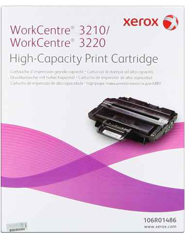 Toner XEROX 106R01486 original Noir Haute Capacité pour WorkCentre 3210/3220 