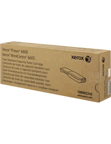 Toner XEROX original 106R02245 Cyan Phaser 6600 - 2000 pages 