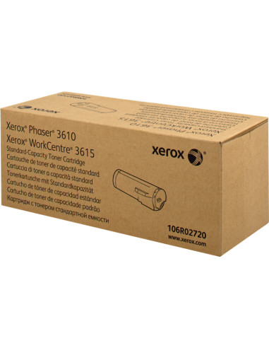 Toner XEROX original 106R02720 Noir Phaser 3610 - 5900 Pages Standard 