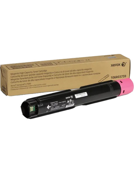 Toner XEROX original 106R03759 Magenta pour VersaLink C7000, 10100 pages 