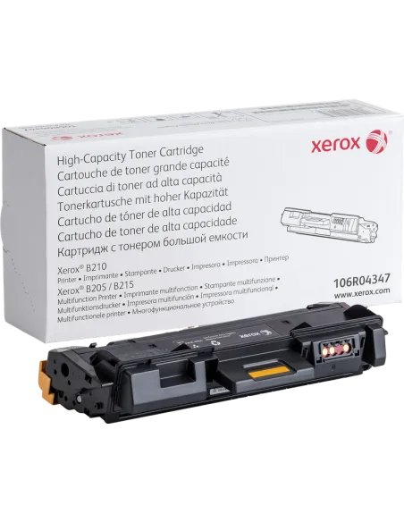 Toner XEROX original 106R04347 Noir B215 - 3000 pages 