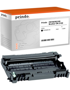 Tambour d'image Noir Prindo DR2100 Compatible Brother DR-2100 
